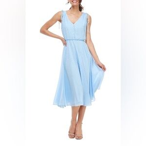 Gal Meets Glam Blue Midi Dress